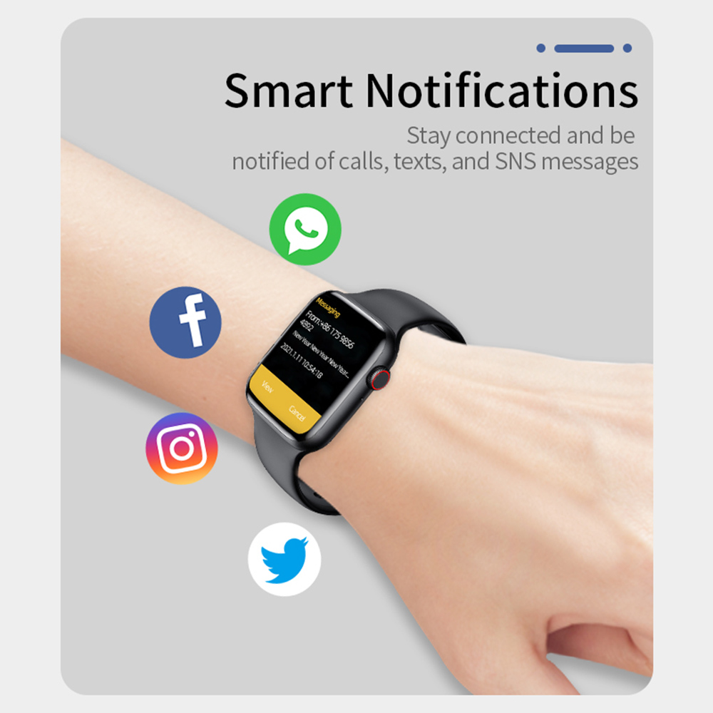 W26 Smart Watch Men Women Buletooth Call Sports 44mm Iwo 12 Smartwatch Men Ip68 Waterproof Smart Clock For Ios