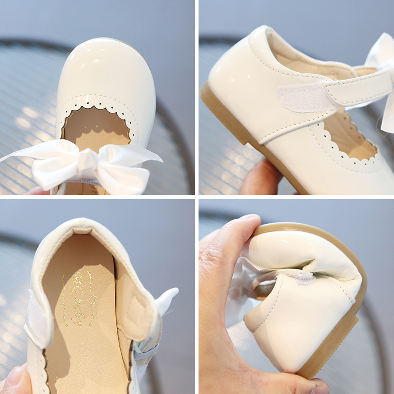 Girl Baby Cute Bow Multi purpose Single Shoe Spring and Autumn New Princess Leather Shoes