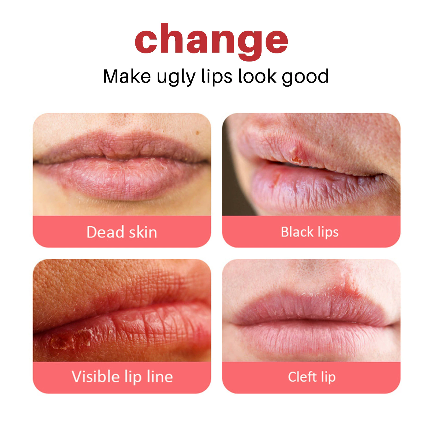 Black Lip Lightening Lip Balm Remove Dull Black Lip Products Exfoliating Deep Nourish Fade Lips Lines Moisturizing Brighten Care