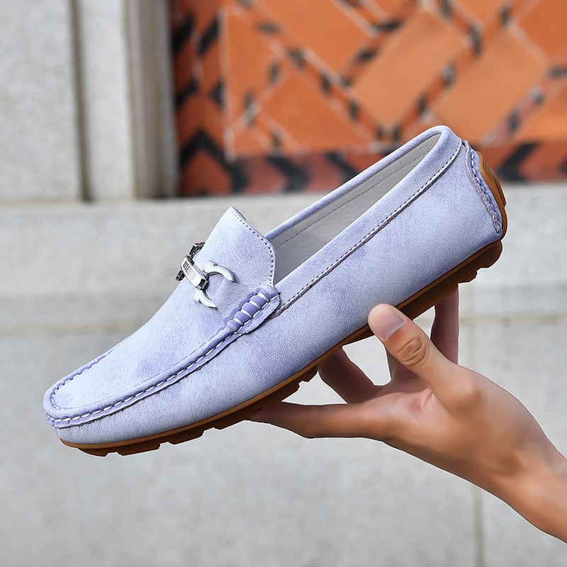 Men's Lowtop Casual Flat oes Faionable round Toe Zipper Closure Spring Autumn PU Leather Lined Logging Boots