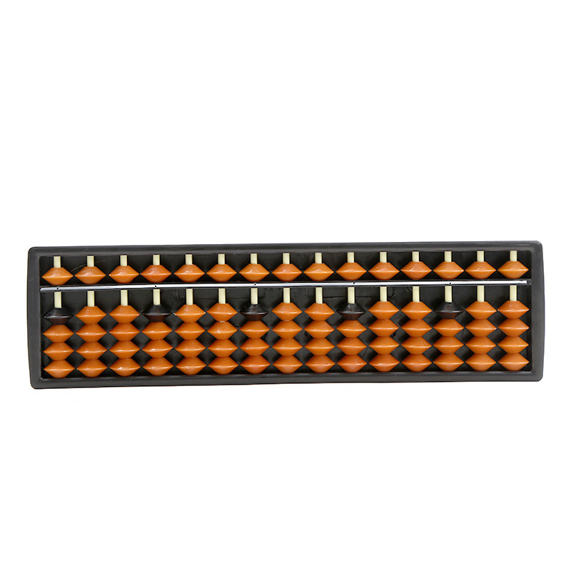 Portable Chinese 23 Digits Column Abacus Arithmetic Soroban Calculating Counting Math Learning Tool for Children