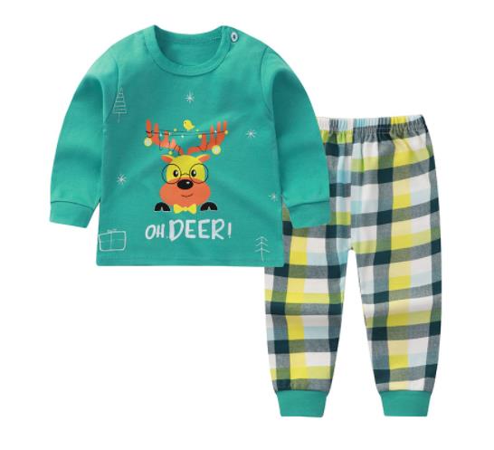 2pcs/set Kids Clothing Set Cotton Toddler Boys ClothesSets Cartoon Summer Top Suits Girls Clothes Outfits Tracksuit
