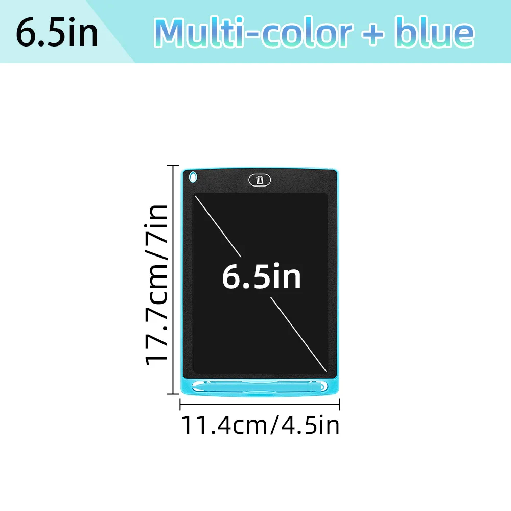 6.5inch LCD Writing Tablet Drawing Board Kids Graffiti Sketchpad Toys Handwriting Blackboard Magic Drawing Board Toy Gift