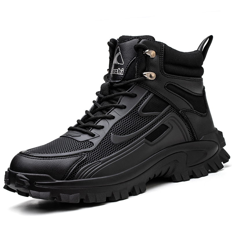 Comfortable professional waterproof safety shoes for men's workers Steel toe safety shoes for men's shoes