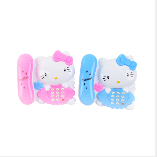 Children's Toy Phone Baby Smart Early Learning Kaizhi Music Light Cartoon Phone Keyboard Toy