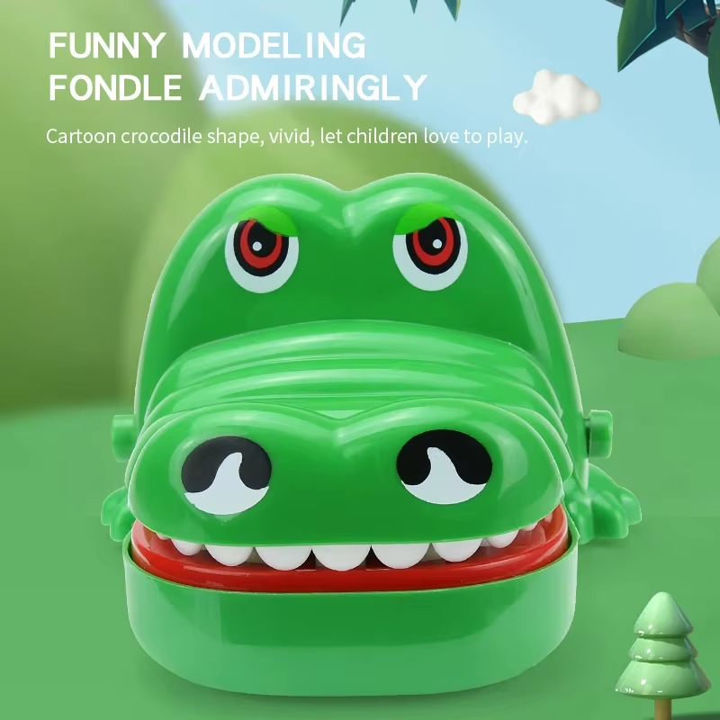 Crocodile Teeth Toys Alligator Biting Finger Dentist Classic Family Games Party Pranks Children's Lucky Game Decompression Toy