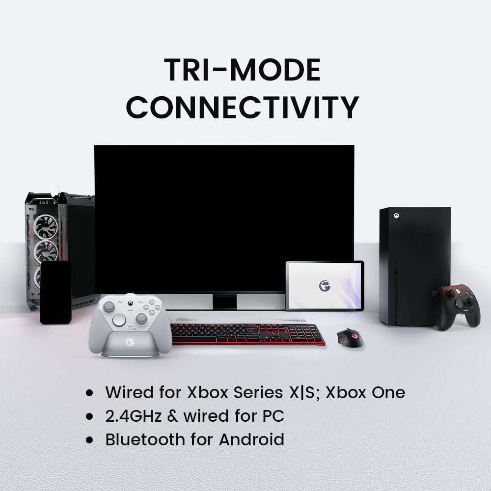 GameSir G7 Pro Wired Controller for Xbox Series X|S, Xbox One, Wireless Gamepad for PC&Android with TMR Sticks, Hall Effect Analog Triggers, 1000Hz Po