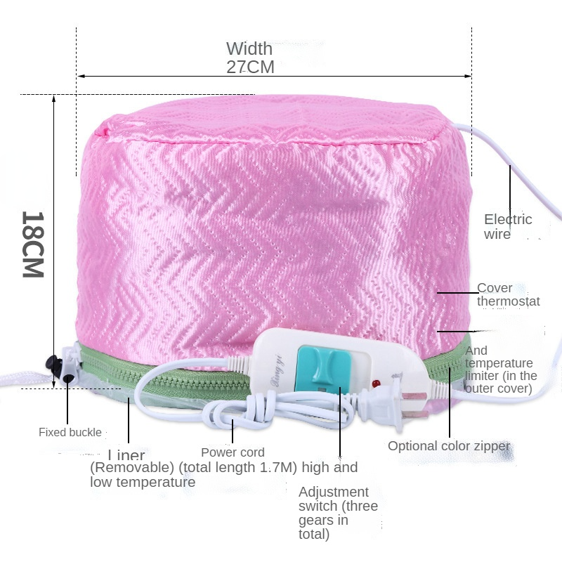 Thermal Treatment Hair Cap Heating Hair Steamer 220V 110V Care Accessories Bonnets for Women Hair Dryer Home Spa Salon Styling