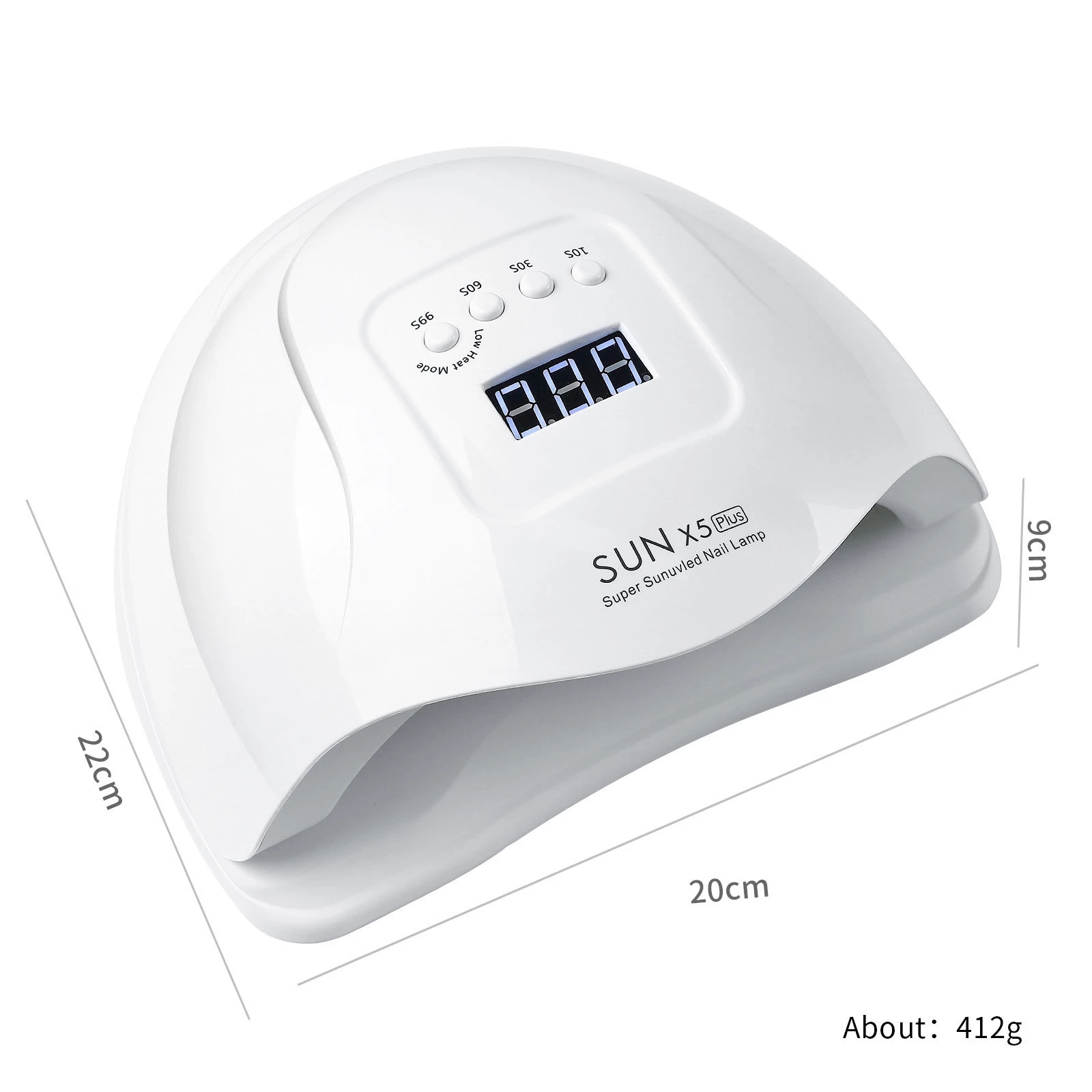 Strong Sun Nail Dryer LED Nail Lamp UV Lamp for Curing All Gel Nail Polish With Motion Sensing Manicure Pedicure Salon Equipment