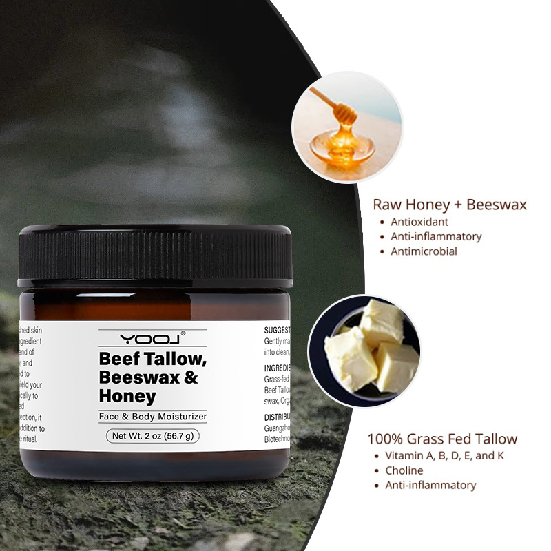 YOOJ Moisturizing Beeswax Honey Butter Cream Moisturizing Butter Yellow Bee Honey face cream Butter Cream