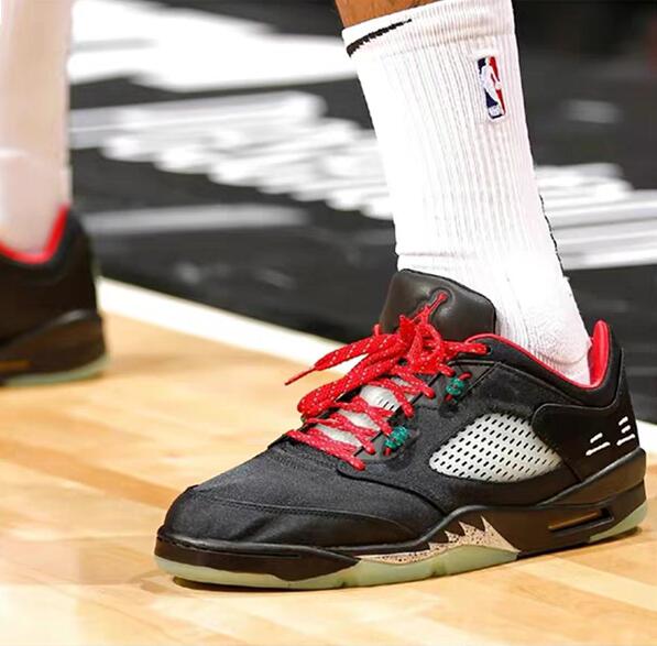 AJ5 Low "Chinese New Year" - Silk Finish, Anti-Slip, Durable, Comfortable Casual Sports Basketball Shoe