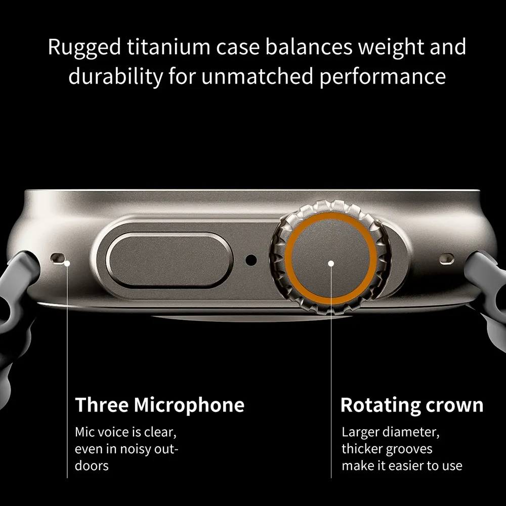 New Smart Watch Ultra 8 NFC GPS Track 49mm Men Women Smartwatch Series 8 Thermometer BluetoothCall Waterproof Sports For Apple