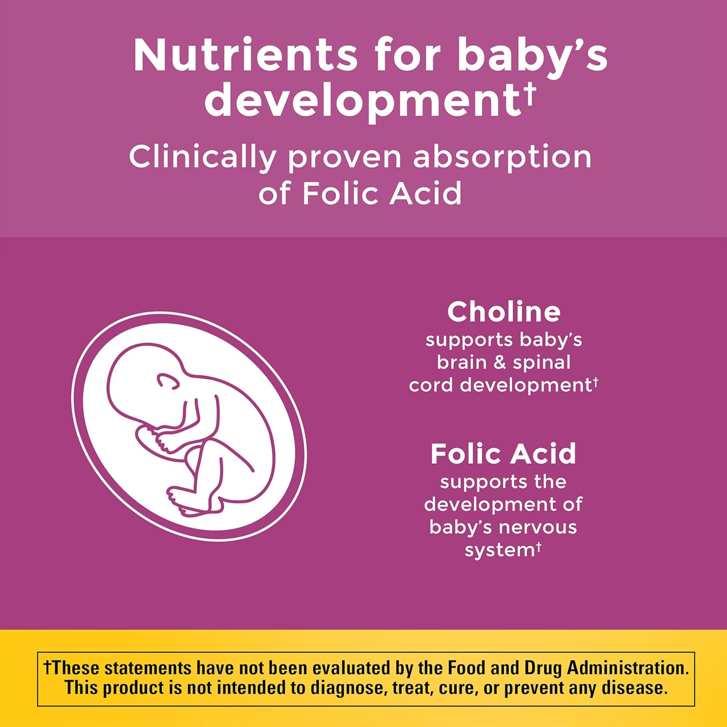Nature Made Prenatal Gummies with DHA and Folic Acid, Prenatal Vitamins for Women for Daily Nutritional Support, 60 Gummies, 30 Day Supply