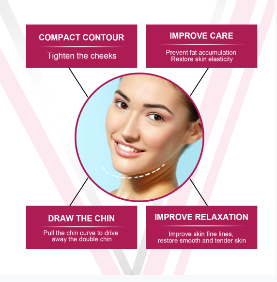 V-Shaped Face Cream Lift Firm Tighten Remove Double Chins To Create A Small V Slim-ming Face Anti Agin-g Beauty Massage Products