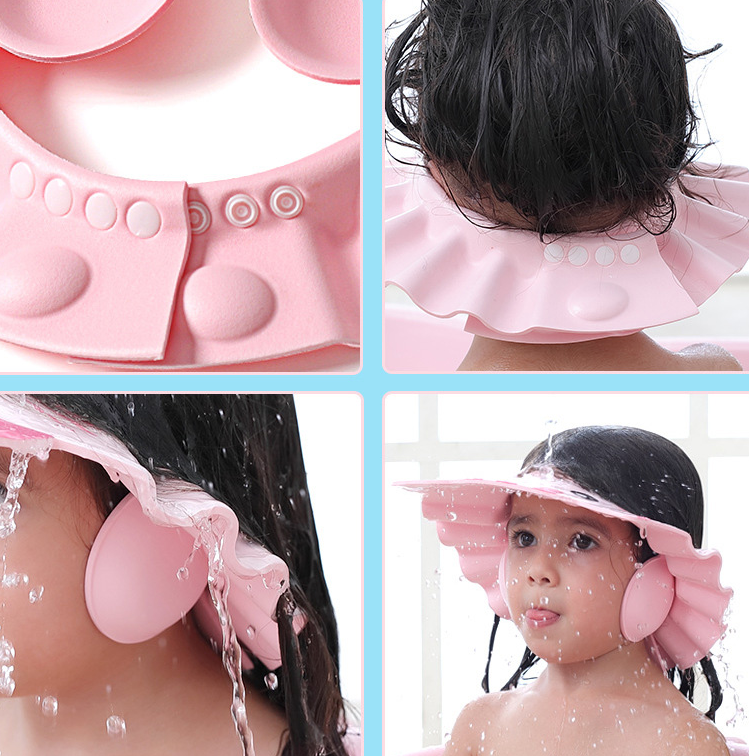 Children's Waterproof Ear Protection Men's And Women's Children's Hair Bath Cap