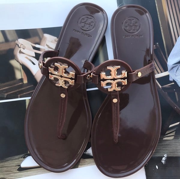 ToryBurch Women Beach Flip Flops Butterfly Floral Summer Fashion Slippers Ladies Comfy House Shoes Woman Home Flat Sandals