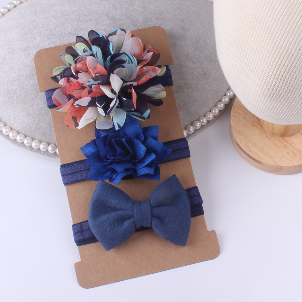 Children's baby hair band set, flower hair accessories, baby hair bands, hair clip headgear accessories