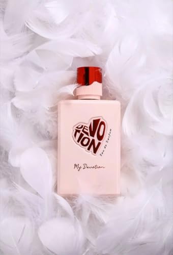 My Devotion Women Eau de Parfum, 3.4 oz, Floral Fruity Gourmand, with Pear Blossom, Peony, and Madagascar Vanilla, Spray