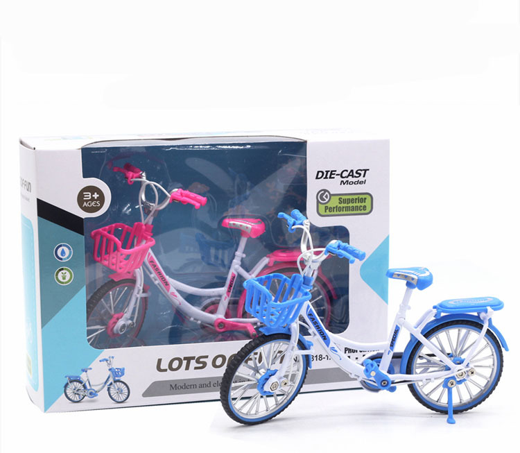 1: 10 Simulation Mini Alloy Bicycle Mountain Bike Alloy Bicycle Model Toy Collection Decoration