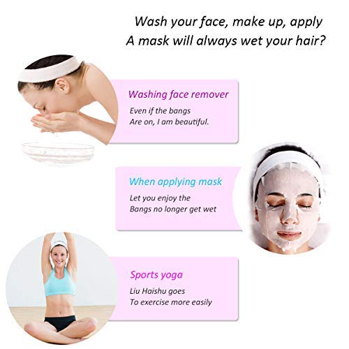 Adjustable Wide Hairband Yoga Spa Bath Shower Makeup Wash Face Cosmetic Headband For Women Ladies Make Up Accessories
