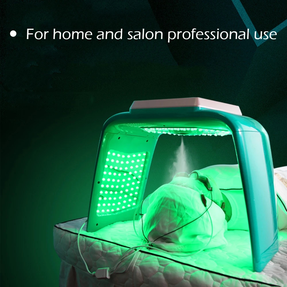 Nano Mist Sprayer Skin Hydration 7 Colors LED Face Mask Facial Care Device PDT Phototherapy Lighten Anti Wrinkle Beauty Machine