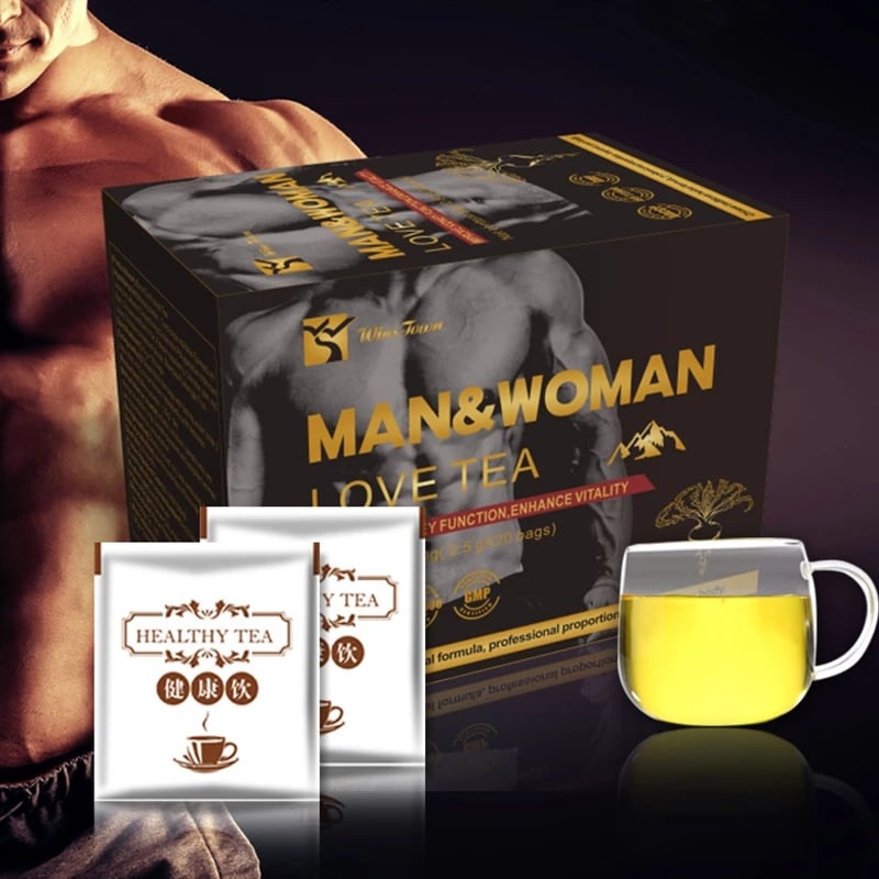 Men's Maca Energy Tea Relieve Stress and Fatigue Improve Kidney Function Enhance Men's Vitality Health Drink Men Women Sex Tea