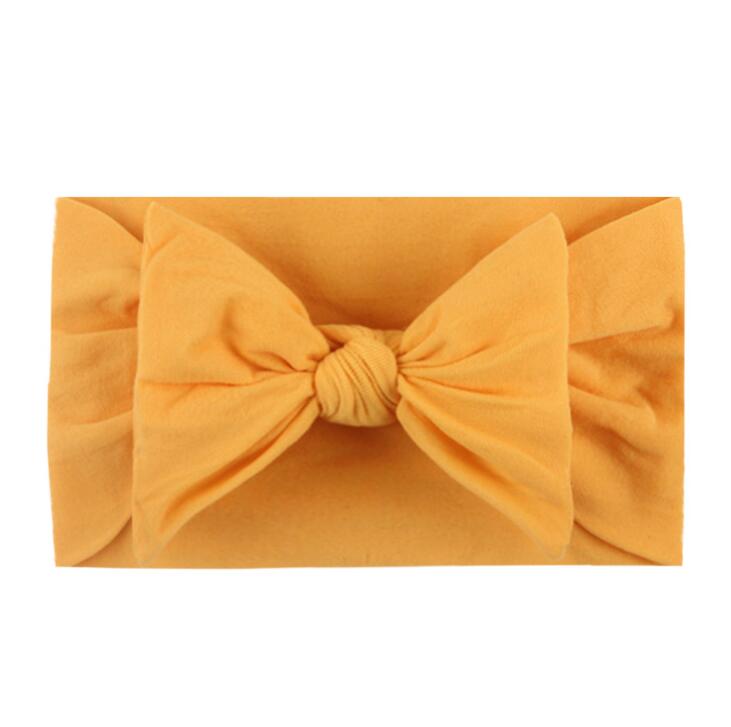 Ins baby hair accessories super soft nylon bow children jewelry lovely princess hair band