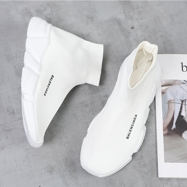 Balenciaga Fly Line Knitted High-top Casual Lightweight Breathable Socks Shoes