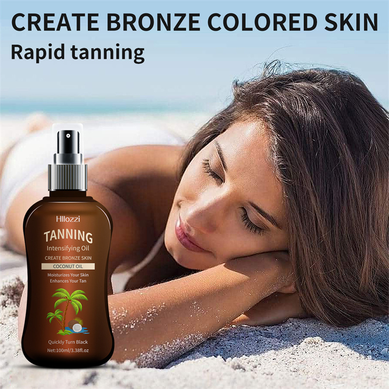 100ml/ Coconut Tanning Oil Sunless TannersIntensifying Oil Sunless TannersIntensifying Oil New Summer Products