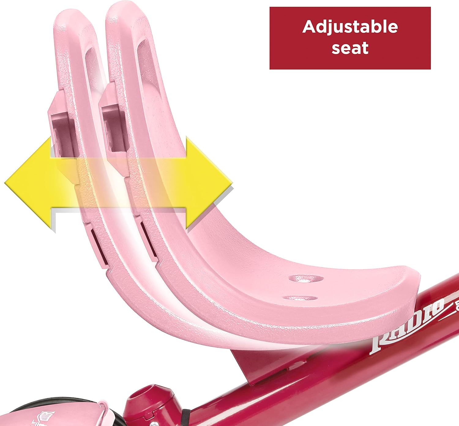 Radio Flyer 4-in-1 Stroll 'N Trike, Ages 1-5, Toddler Tricycle & Stroller, Foam Tires, Push Handle, UV Canopy, Removable Tray, Seatbelt, Amazon Exclus