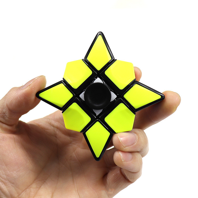 New Panxin First Order 133 Fingertip Rubik's Cube Rotating Gyro Solid Color No Sticker Smooth Gyro Rubik's Cube puzzle fun