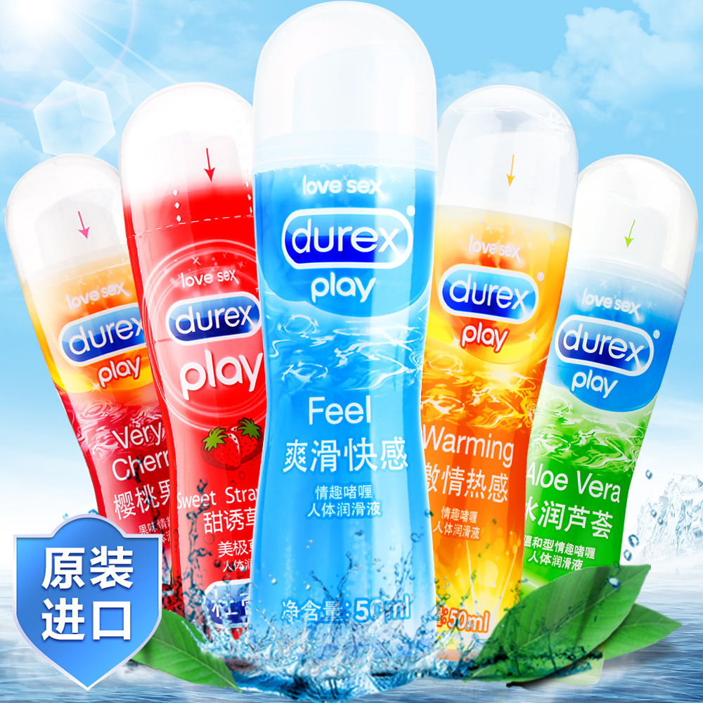 1pc Durex Lubricant Pleasure Hot Fruity Human Body Female Lubricant Massage Oil