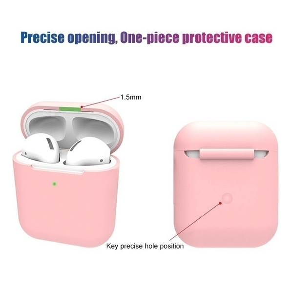 Silicone Earphone Cases for AirPods 2 Skin Sleeve Pouch Box Protector Wireless Headphone Protective Cover Coque For AirPods 2