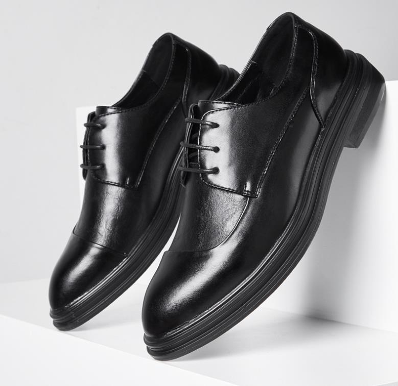 Popular New All-match Pointed Toe Business Formal Leather Shoes British Men's Casual Shoes Trend