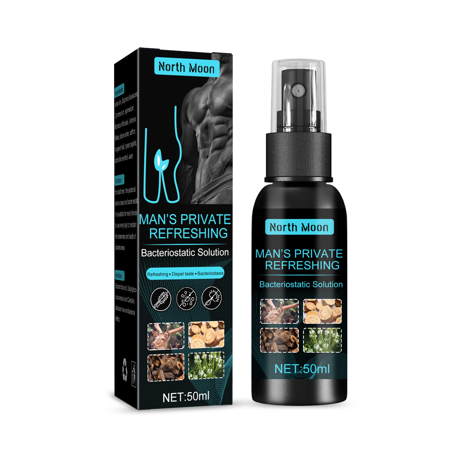 Men's Private Parts Care Liquid Men's Private Parts Cleaning Antipruritic And odor Removing Lotion Cleaning Liquid