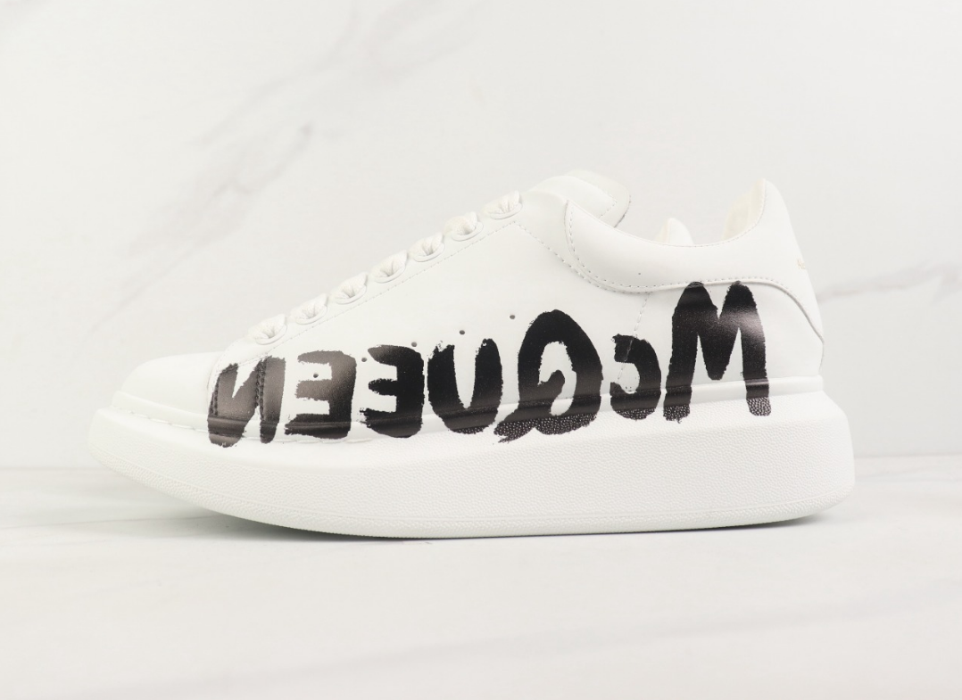 Alexander McQueen sole sneakers low top casual shoes small white shoes