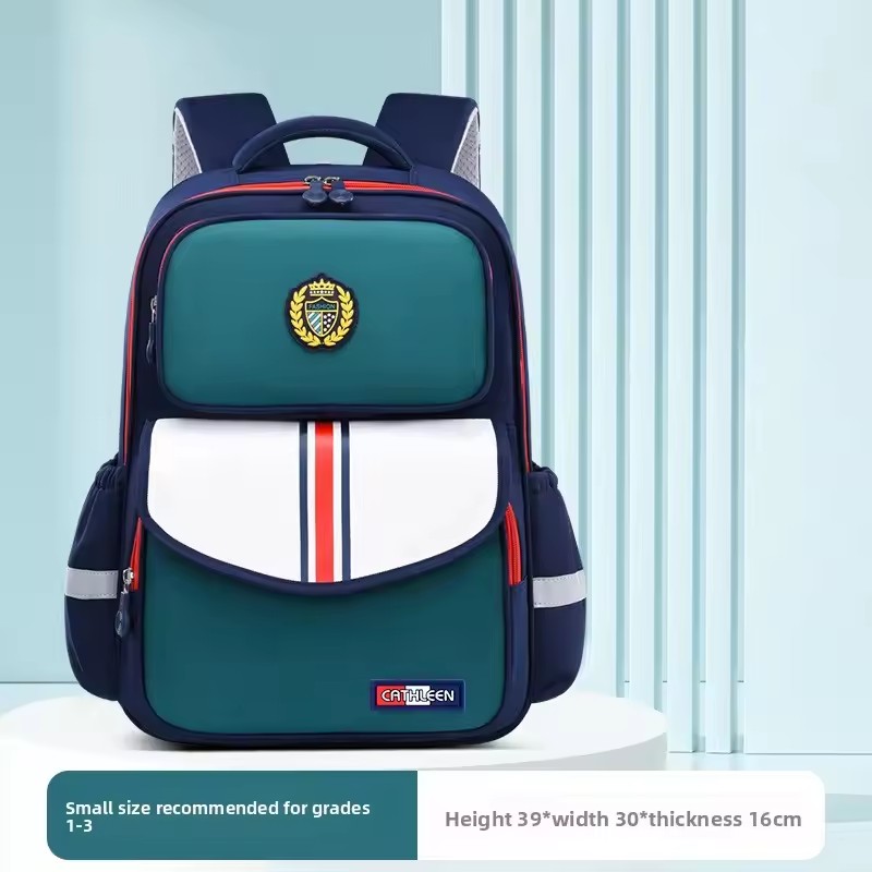 Children Schoolbag Primary School Students Boys Breathable Shoulder Girls British Style Large Capacity Multi Functional Backpack