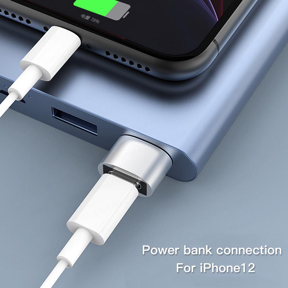 2PCS Charger Adapter For iPhone 13 Pro Max 13Pro 13 USB Type-C Adapter Type C USB-C Converter For iPhone 12 Laptop Type C Cables