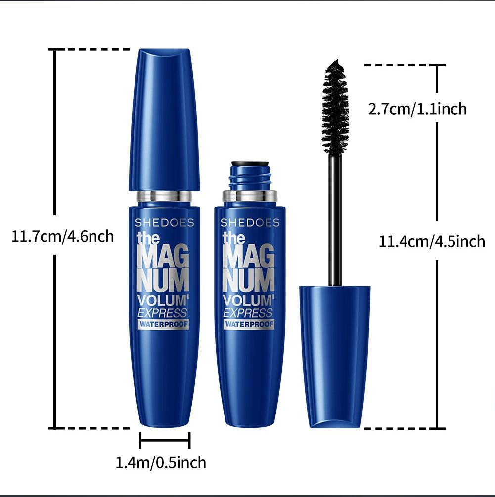 4D Black Mascara Thickening, Lengthening, Curling, Waterproof Liquid Fiber Mascara