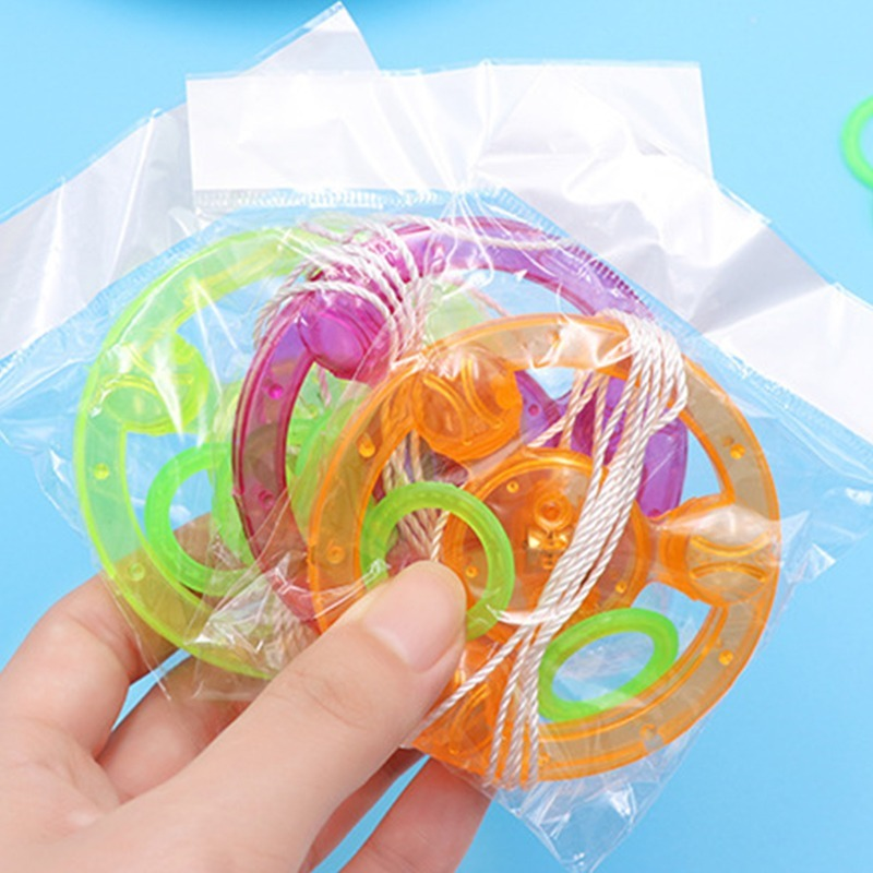 1pc Flash Pull Line Led Flywheel Hot Fire Wheel Glow Flywheel Whistle Creative Classic toys for Children Gift toy