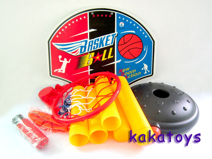 Children Basketball Playing Set Outdoor Sport Adjustable Stand Basket Holder Hoop Goal Game Mini Indoor Kids Yard Game Boy Toys