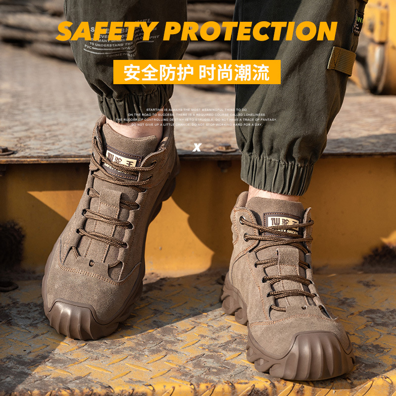 Hot Selling Safety Shoes Factory Men and Women Breathable Light Weight Industrial Working Steel Toe Safety Shoes