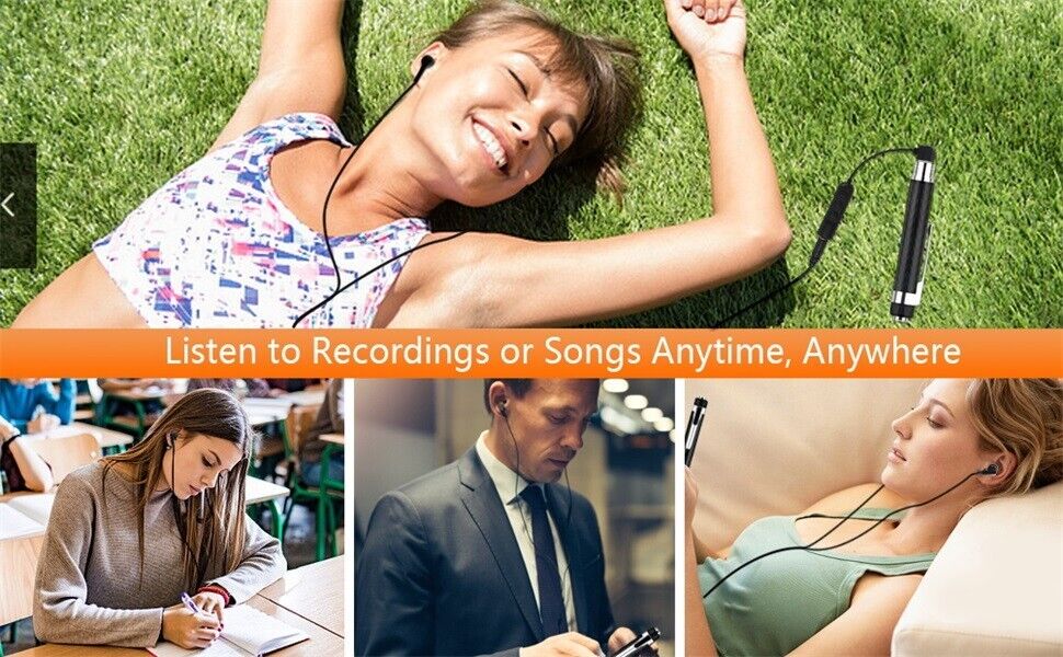 1080P Silver HD Spy Pen Camera DVR Audio Video Recorder Camcorder Mini DV Without Memory card