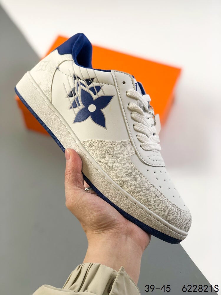 LV Louis Vuitton low-top sneakers retro fashion trend versatile casual sports shoes Size: 39-45