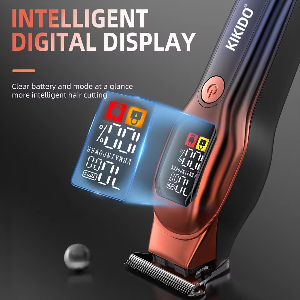 KIKIDO Hair Cutting Machine 8000 Rpm Electric Mini Portable Rechargeable Hair Clipper Professional Hair Clippers Trimmer For Man