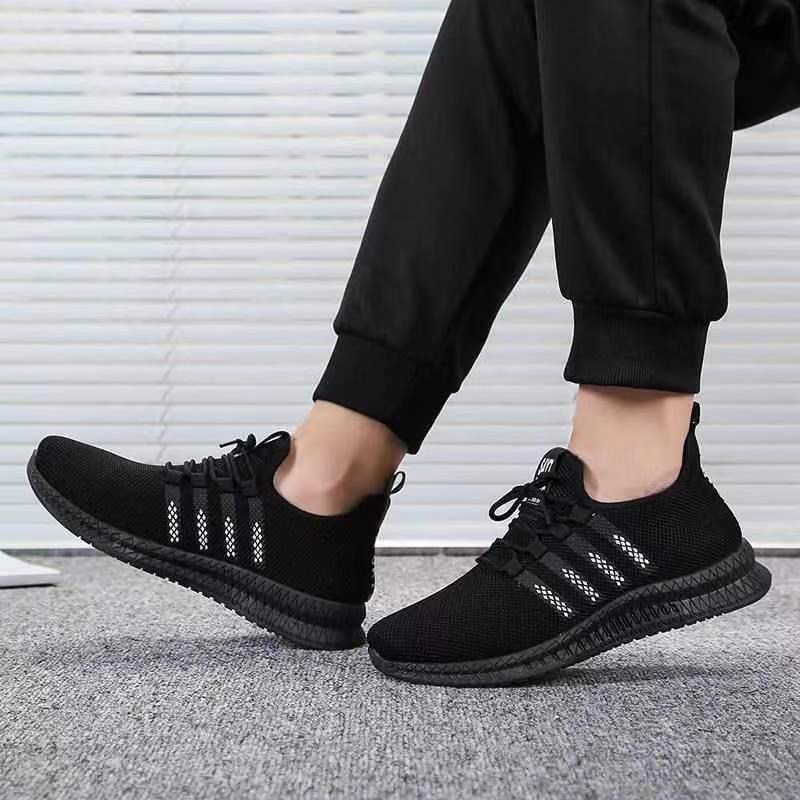 Versatile men's shoes, casual breathable sports shoes, anti odor track men's shoes