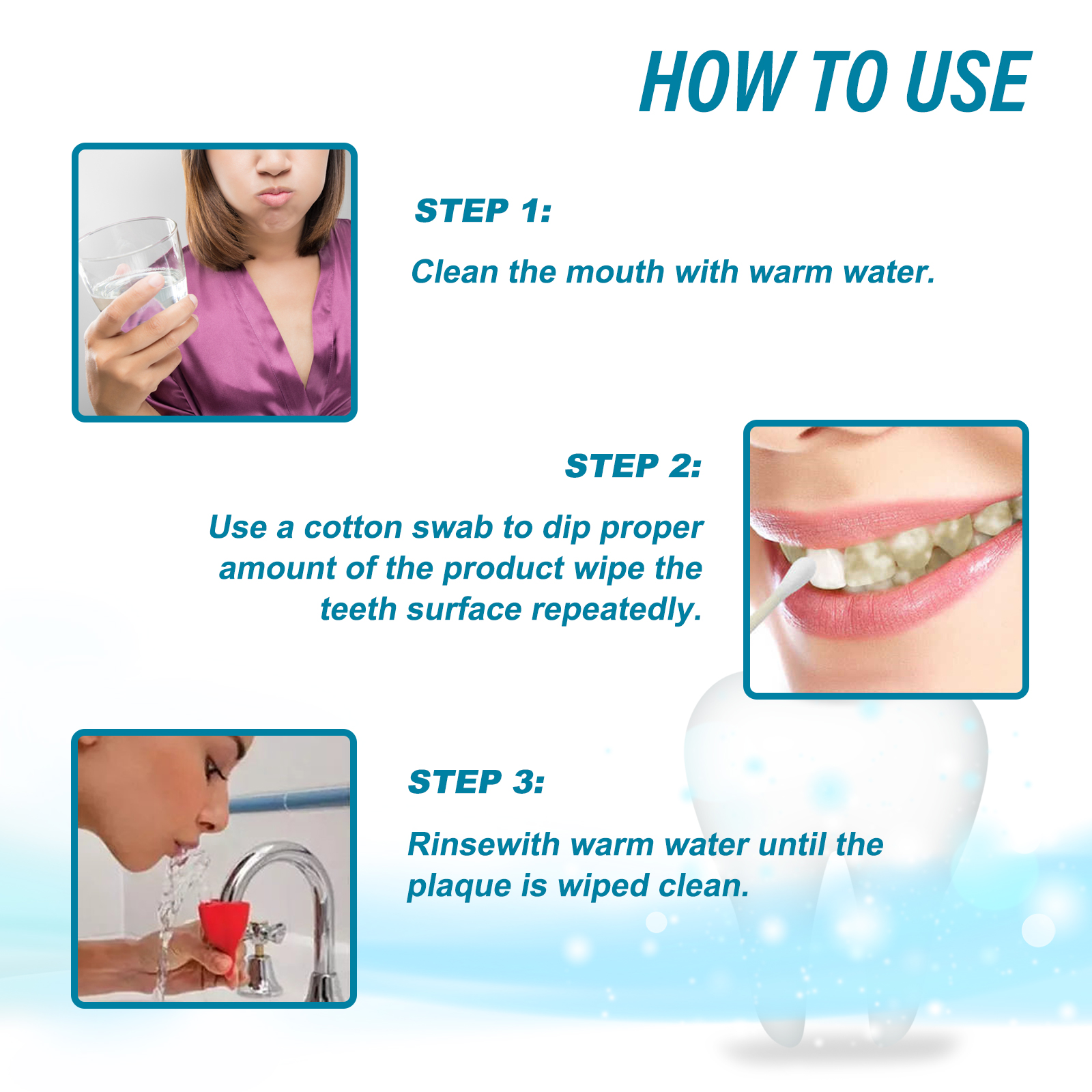 Teeth Whitening Essence Liqud Oral Hygiene Cleaning Whiten Tooth Serum Remove Oral Odor Plaque Stains Dental Bleach Care Tools