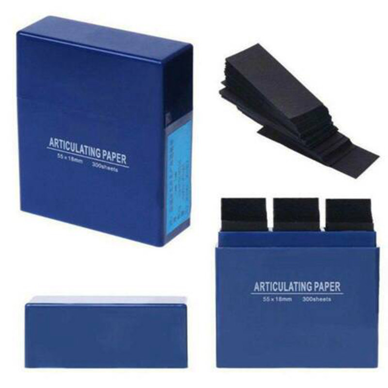 300 Sheets Dental Articulating Paper Dental Lab Products Teeth Care Strips Set