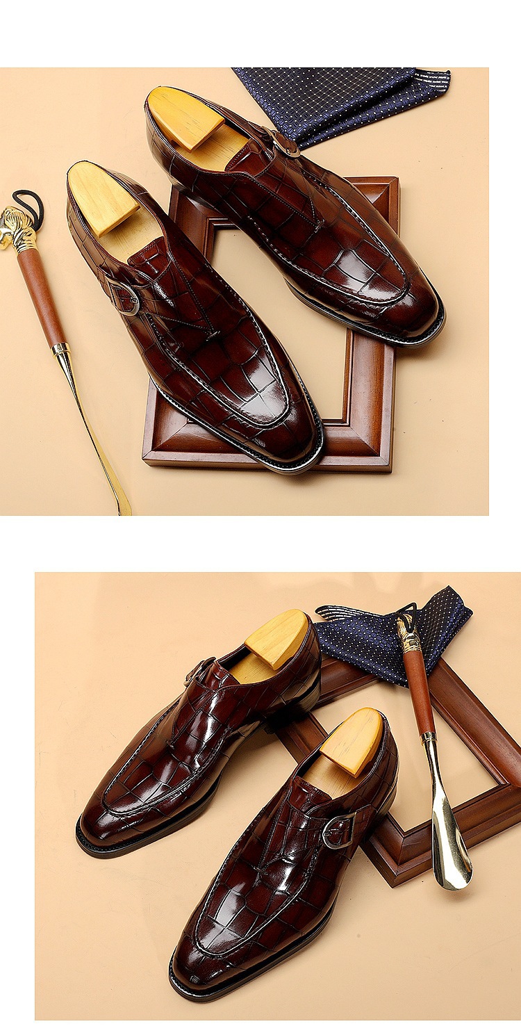 New Classic Business Flat Shoes Men Designer Formal Dress Leather Shoes Men's Loafers Valentine Gifts Shoes Men Dress Shoes