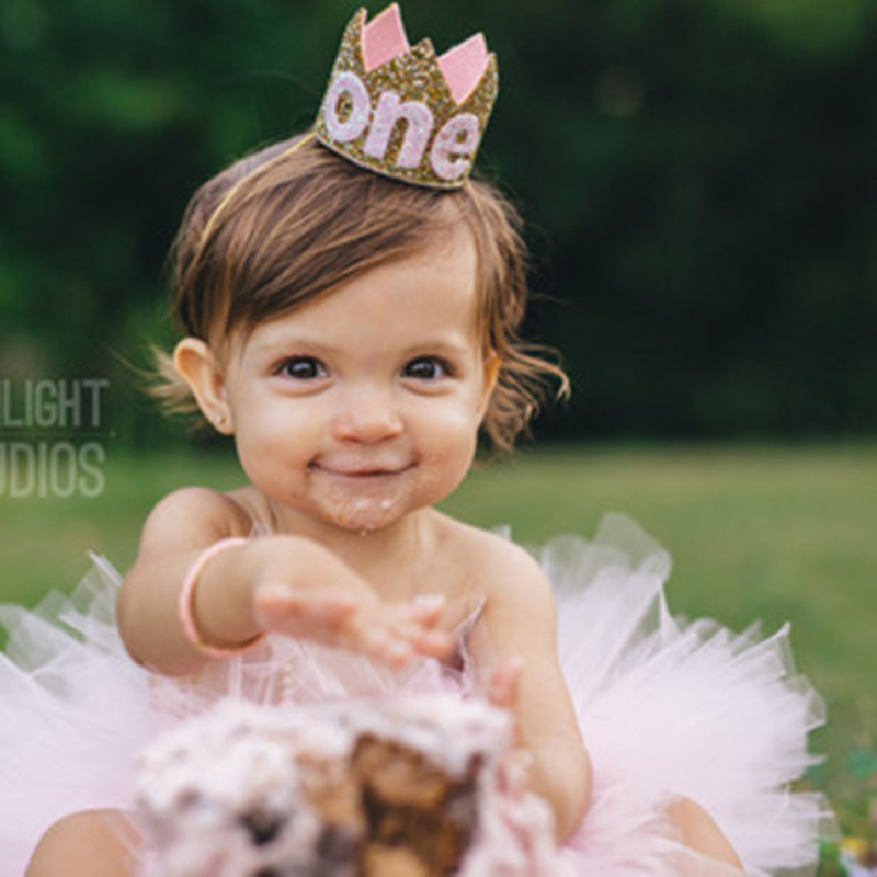Europe and the United States new children flower crown hair with baby birthday party